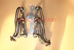 EXHAUST HEADER FOR 88-99 CHEVY/GMC C/K STAINLESS STEEL PAIR SHORTY EXHAUST MANIFOLD HEADER
