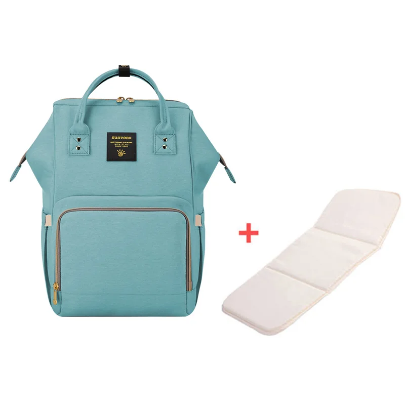 Sunveno Сумка для беременных для ребенка, дорожный рюкзак для беременных, дизайнерская сумка для кормящих подгузников, брендовая Большая вместительная детская сумка, уход за ребенком - Цвет: green