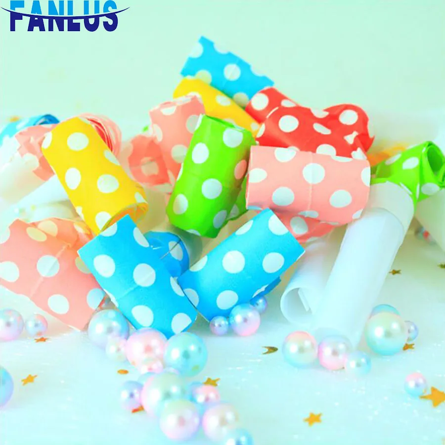

6pcs/lot 8 Colors Blowout Pinata Birthday Party Christmas New Year Decorations For Home Wedding Anniversary Baby Shower Decors