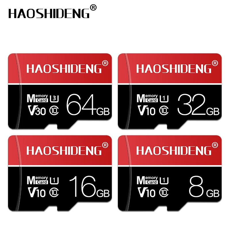 

Wholesale Micro SD card 128GB 64GB 32GB 16GB 8GB 4GB Memory Card full capacity flash card Class 10 tarjeta micro sd / tf cards