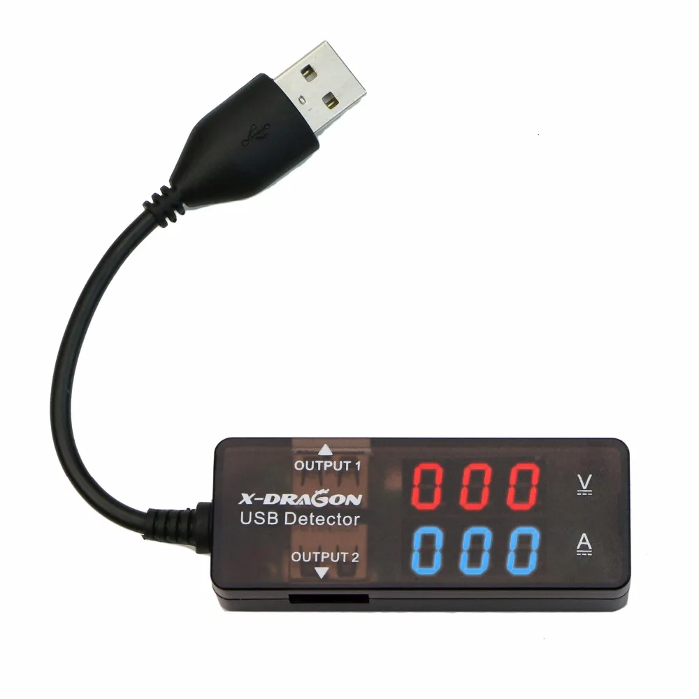 

Power Meter Tester Multimeter Current & Voltage Monitor, Test Speed of Chargers Power Banks Dual USB Digital