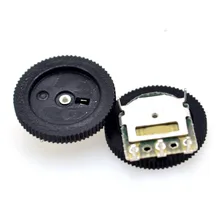 50 шт./пакет шестерни циферблат потенциометра одного стыка 3pin 1-10 k 20 K(50k 5pin) 16*2 мм