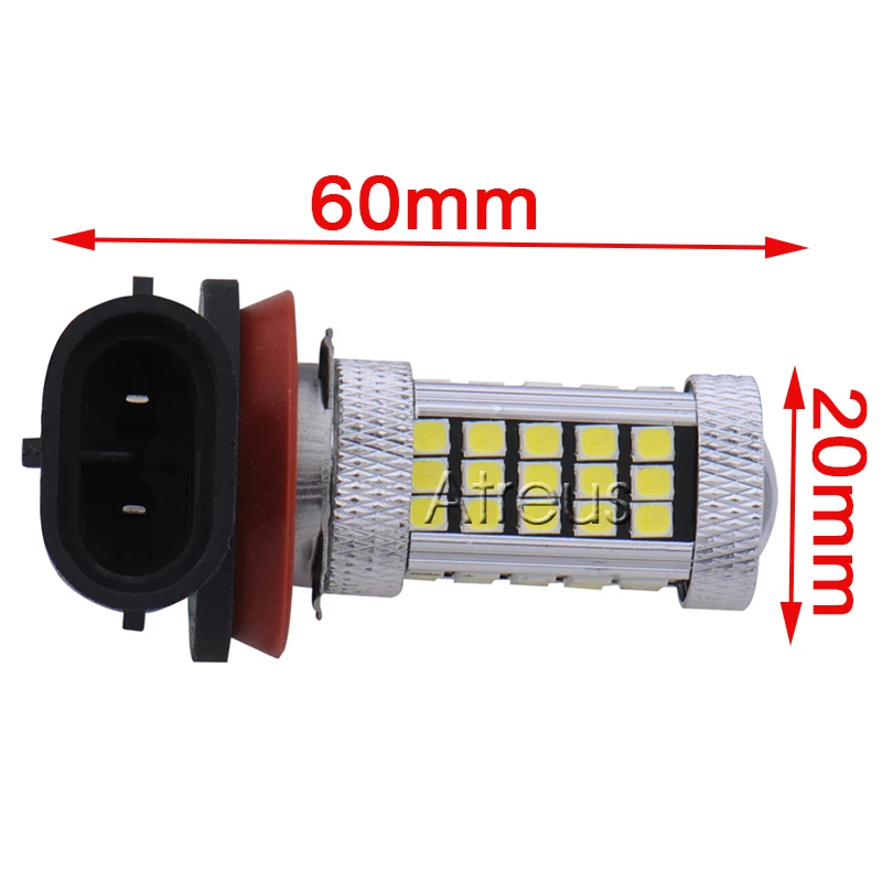 Atreus 2X высокое качество Автомобильный светодиодный H11 H8 63 SMD2835 фары