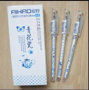 AiHao Brand Gel Ink Pen 12pcs/dozen Chinese Style Roller Tip Office Work High Quality|Гелевые ручки| |