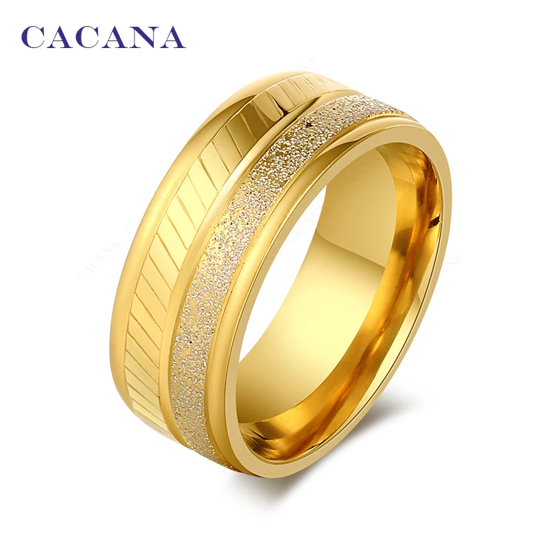 CACANA Stainless Steel Rings For Women Outstanding Personalized Fashion Jewelry Wholesale NO.R85