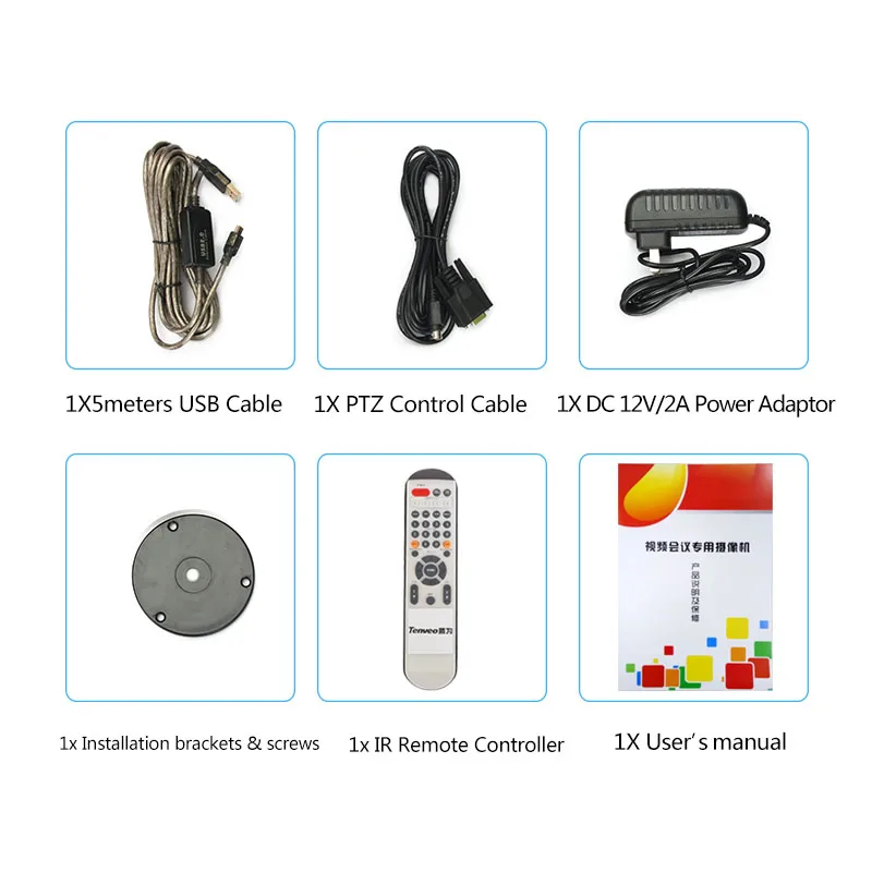 Tenveo VD206S Full HD 1080P PTZ 20X зум цветная видеокамера HDMI Конференц камеры SDI AV 3 Видео выход