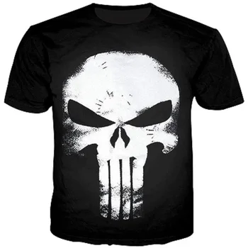 

Hot Punisher Skull 3d T Shirt Men 3d Full Print Tees Shirt Homme Punisher 3d T Shirt Fitness Compression Men T Shirt