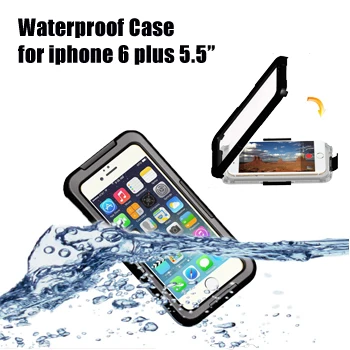 

Fashion Summer Fishing Diving Water proof Waterproof Hard Cover Case Shell Celular Coque Capa Para for Apple iPhone 6 Plus 5.5''