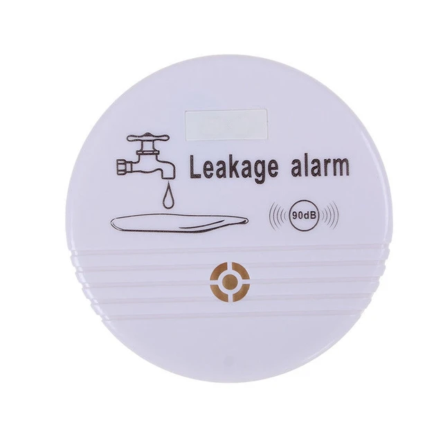 Stand Alone Wireless Water Leak Detector Sensor 90dB Sounder Water Leakage Alarm Detector for Home Kitchen 3