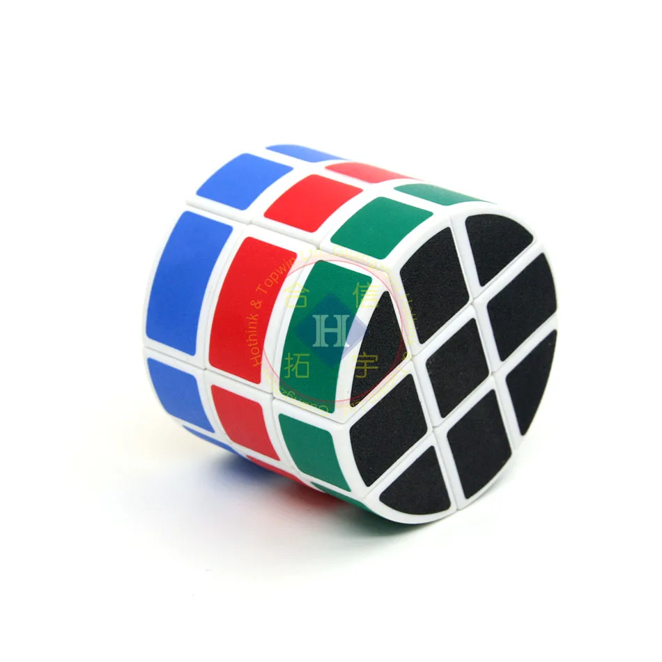 3x3x3 New Magic Cylinder Magic Cube Puzzle Scrub sticker Toy Cube kids gift toys 6.7CM*5.7CM