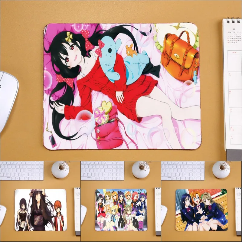 

Mairuige Love Live Anime Girls All Staff Creative Pattern Printed Mousepad Pc Table Mat Lovelive Anime Game Computer Gaming Mats