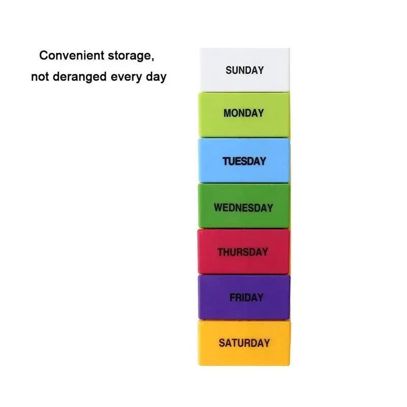 Органайзер для таблеток, еженедельный, 7 дней, с 4 большими отделениями, Morn/полдень/ночь/перед сном, таблетка для лекарств, коробка для таблеток, Диспенсер, Органайзер