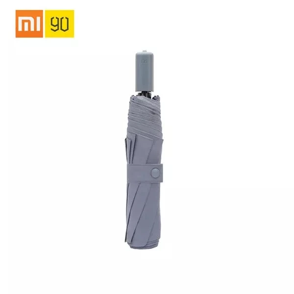 Xiaomi 90Fun портативный большой зонт UPF40+ Солнечный дождливый алюминиевый ветрозащитный водонепроницаемый УФ для мужчин и женщин Лето Зима - Цвет: Серый