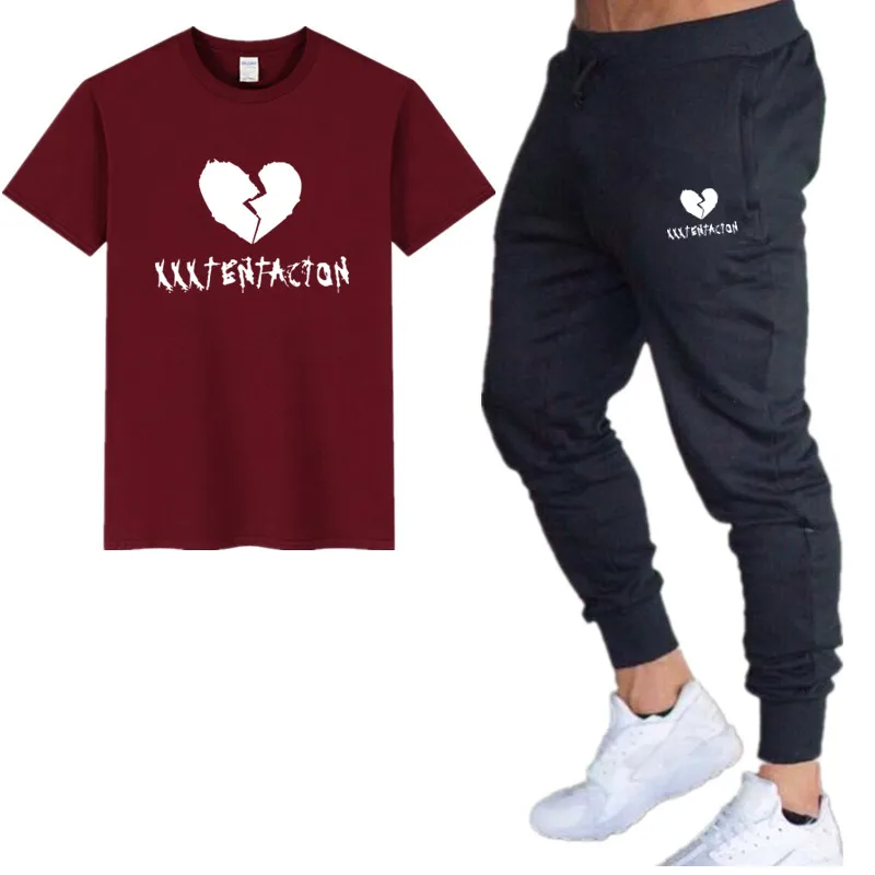 Hot New T-shirt+Pants Men's Sets Print Men Brand Fashion Clothing Two piece suit Men Sportswear Harajuku street clothing 2019 Hot New T-shirt+Pants Men's Sets Print Men Brand Fashion Clothing Two piece suit Men Sportswear Harajuku street clothing 2019