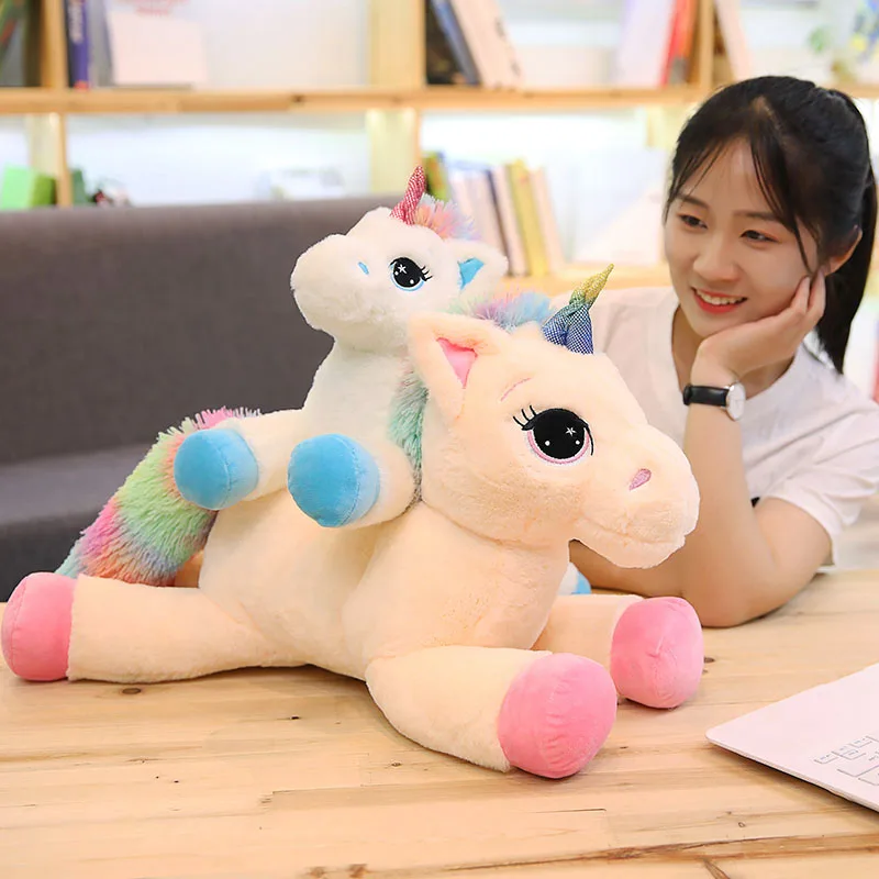 40/60/80cm Cartoon Large Plush Unicorn Stuffed Animal Toy Kids Sleeping Cushion Pillow Unicornio Baby Doll Kawaii Birthday Gift 40/60/80cm Cartoon Large Plush Unicorn Stuffed Animal Toy Kids Sleeping Cushion Pillow Unicornio Baby Doll Kawaii Birthday Gift