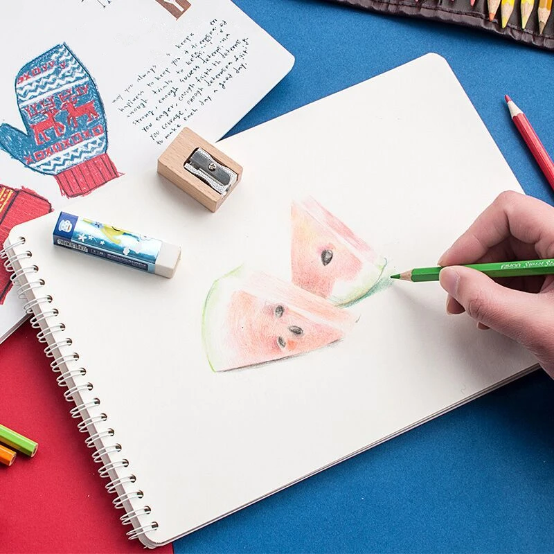 Creative coil Sketch Book 16K Picture Book 80 sheets Student Painting graffiti Sketchbooks blank page children school notebooks