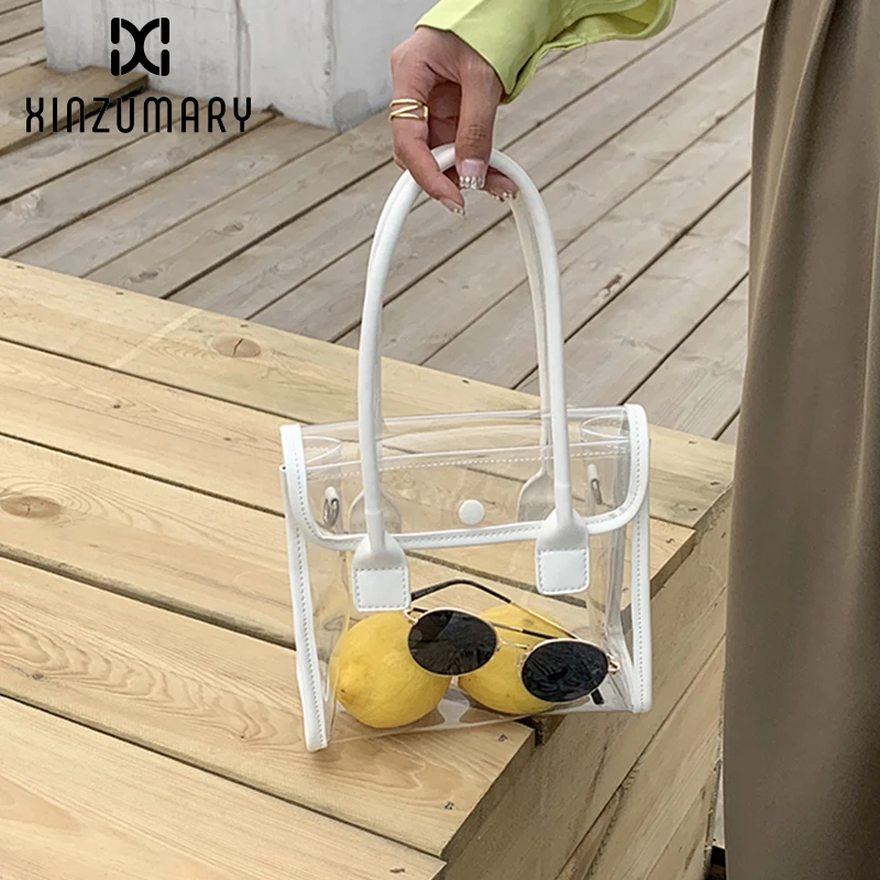 

Bag for women 2019 Summer New Simple PVC Transparent Women Handbag Female Bag Fashion Shoulder Bag Women Crossbody Purse Package