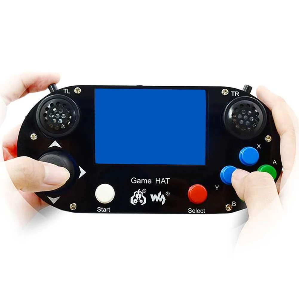 

Accessories LCD Gamepad Game Hat On Board Easy Use 60 Frame HDMI Lightweight Battery Indicator Game Console For Raspberry Pi 3B+