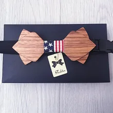 Америка новинка сплошной Хорошая древесина лук галстук для Для мужчин классические деревянные Bowties Галстуки творческий ручной бабочка дерево галстук Gravata