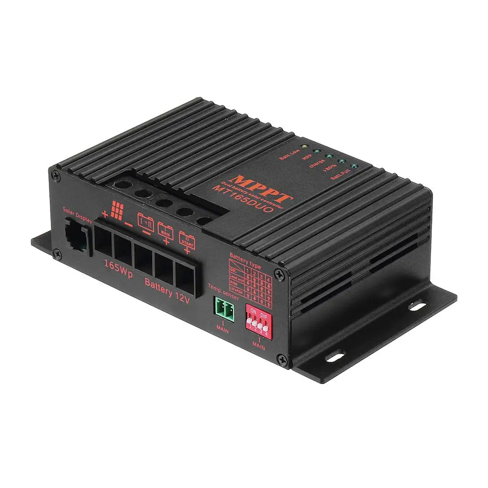 MPPT5012A-DUO MPPT 12A 12 V Солнечный контроллер заряда с ЖК-солнечным регулятором для солнечной панели зарядное устройство