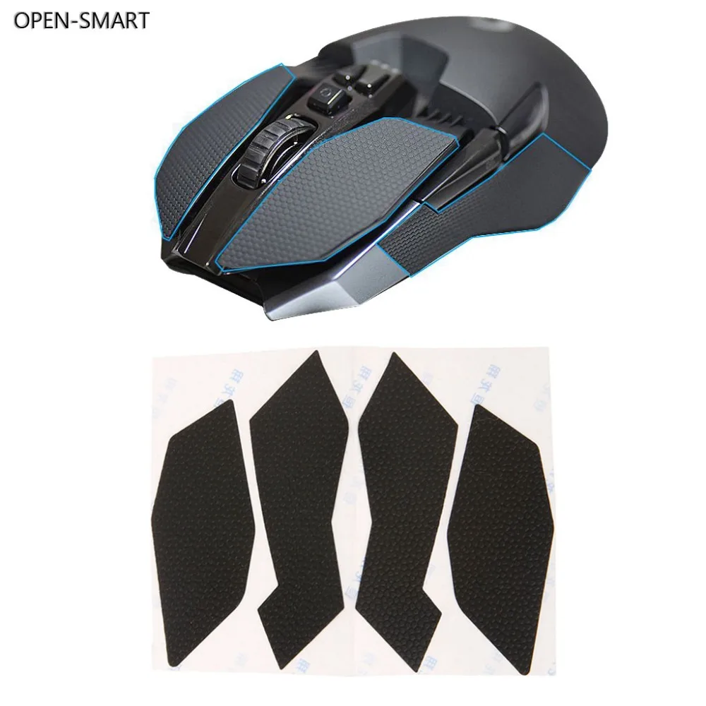 

OPEN-SMART Teflon Mouse Skates Anti Sweat Stickers On the Side of the Mouse Foot for Logitech G900