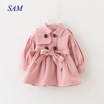

Baby Coats Newborn Baby Girl Clothes 2019 Autumn Bow Coat Infant Clothes For Children Outwear Baby Girls Fashion Winter Clothing