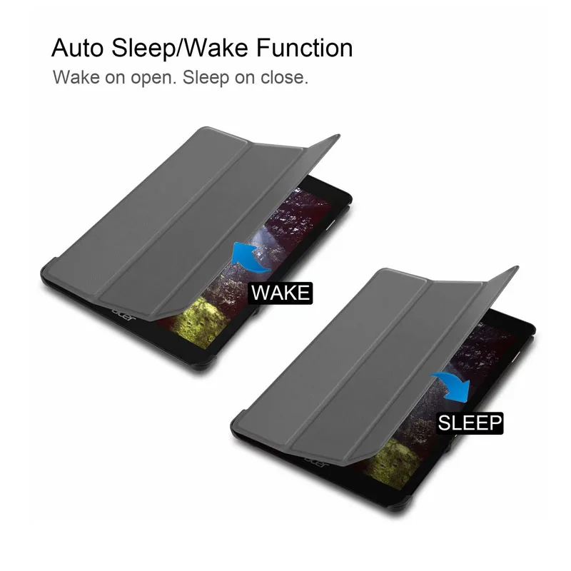 9.7'' Luxury Stand PU Leather Case For Acer Chromebook Tab 10 Slim Cover Folio Protective Skin 30PCS/Lot