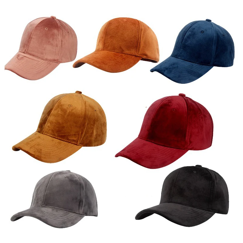 Зимняя спортивная Кепка Snapback из толстого бархата регулируемая шапка для девочек
