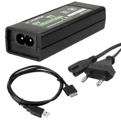 ЕС/США вилка 5 в домашний настенный USB зарядное устройство Блок питания адаптер переменного тока с зарядный Дата кабель Шнур для sony playstation