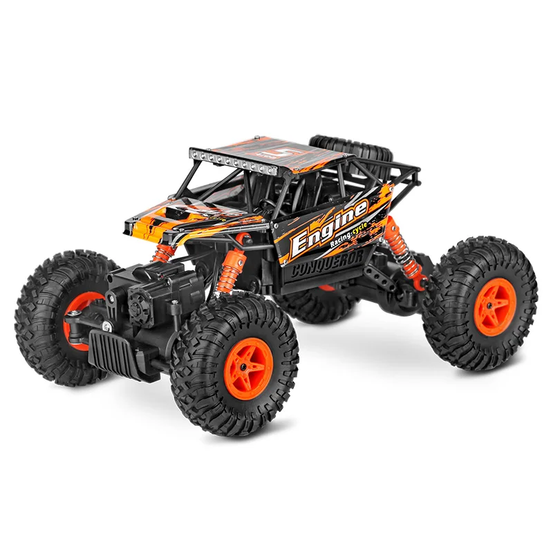 

1:18 4WD Electric Climbing Monster RC Car 2.4Ghz Big Foot Crawler Remote Control Off-Road Racing Car Toys for Children