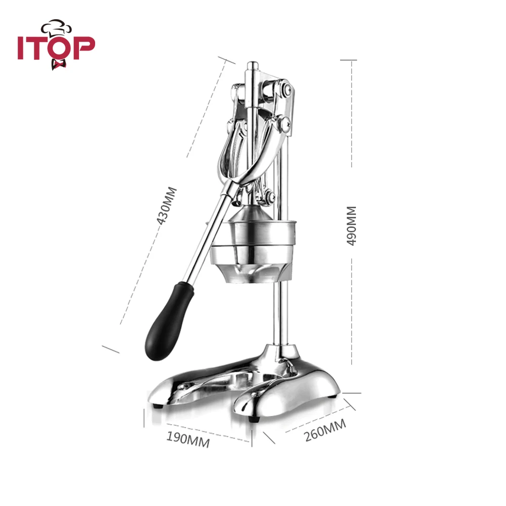 

ITOP MJ-01 Manual Juicer Zinc Alloy Fruit Squeezer Fresh Juice Tool Lemon Orange Juicer Kitchen Accessories Household Machine