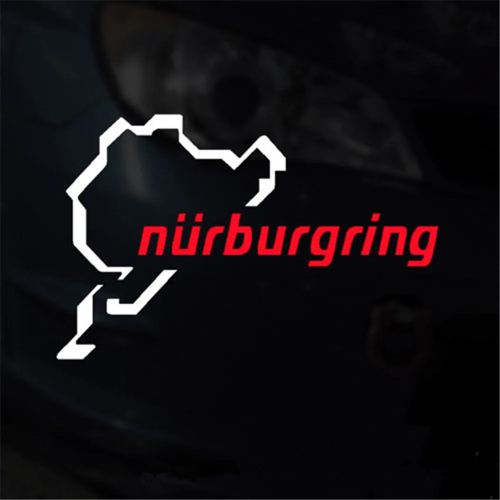 

20 x 12cm The Racing Track Nurburgring Sticker Funny Window Car Decal pegatina coche adesivo carro Durable car wrap