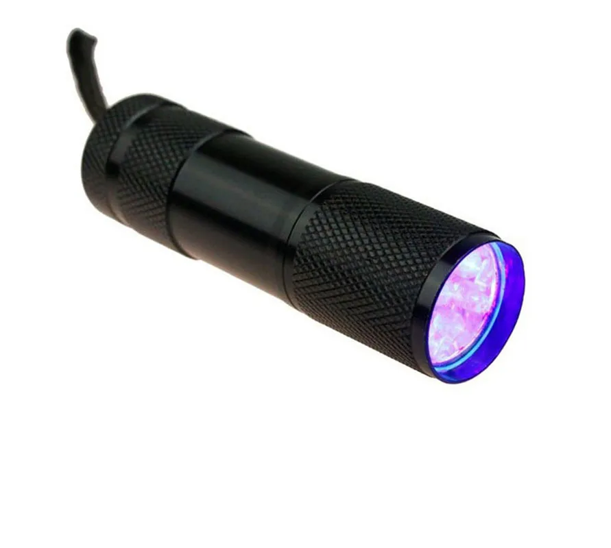 2015-New-Designer-Blacklight-Invisible-Ink-Marker-9LED-UV-Ultra-Violet-Flashlight-Torch-Light-3AAA