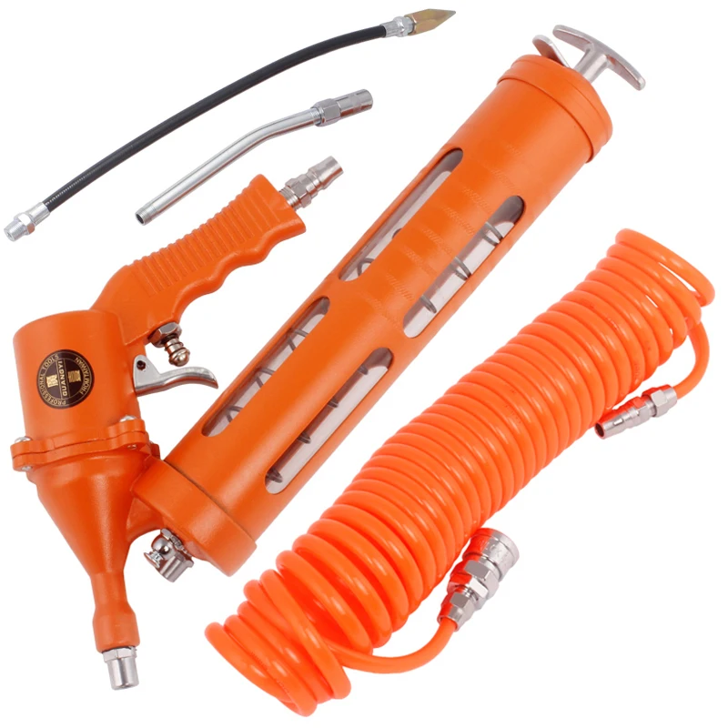 

Small Pneumatic Grease Gun High Pressure Butter Machine Holding A Butter Gun Truck Truck Air Intake Pipe Available GY-1260