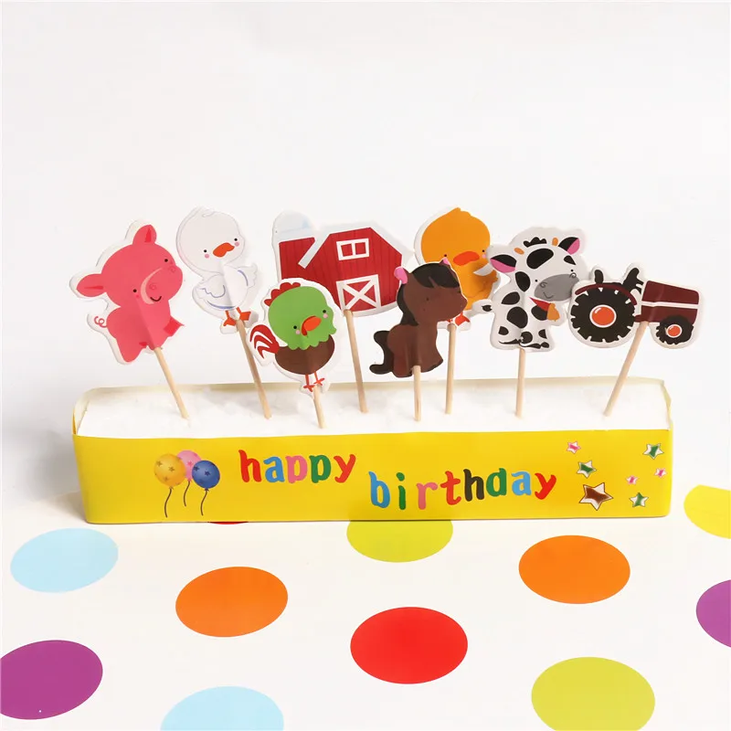 Farm Cake Toppers See More on | SilentTool Wohohoo