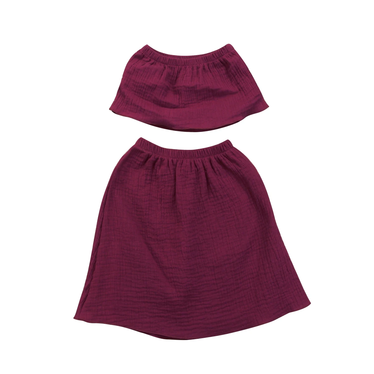 

Newborn Toddler Baby Girls Tops Off Shoulder Blouse +Skirts 2pcs Party Pageant Long Casual Dresses Size 1-4T