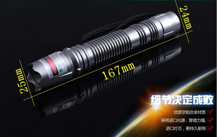 

NEW Military Powerful high powered 532nm 10w 10000mw Green Laser Pointer Lazer Pen Burning Beam Burning Match burn cigarettes+5