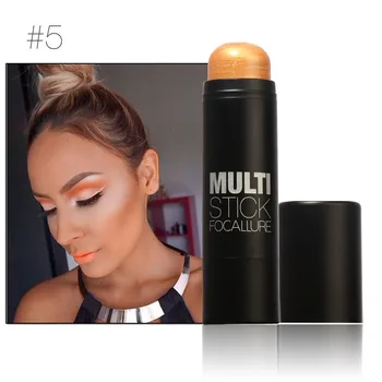 

FOCALLURE Multi highlighter blush stick 5 colors shimmer foundation concealer cream contour stick FA32