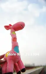 Небольшой размер-Бесплатная доставка Hotsale плюшевые игрушки 11 см стоя супер милые Vivid Жираф stuffeds животных куклы KIDS друзья подарки