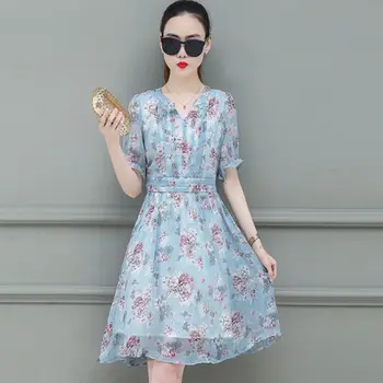 

2019 Dress Sexy Celebrity Patchwork Print V Neck Pink Women Half Elegant Temperament Night Club Body con Party Dresses Wholesale