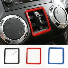 ABS Interior Car Window Lift Switch Button Frame Cover Decoration Trim for Jeep Wrangler 2011-2016 Car Styling Accessories