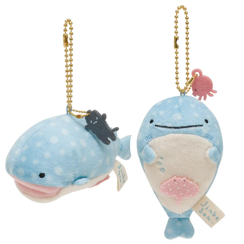 Japan's New Sanx Mr. Whales Plush Pendant Blue Whale Cute Ocean Dolls