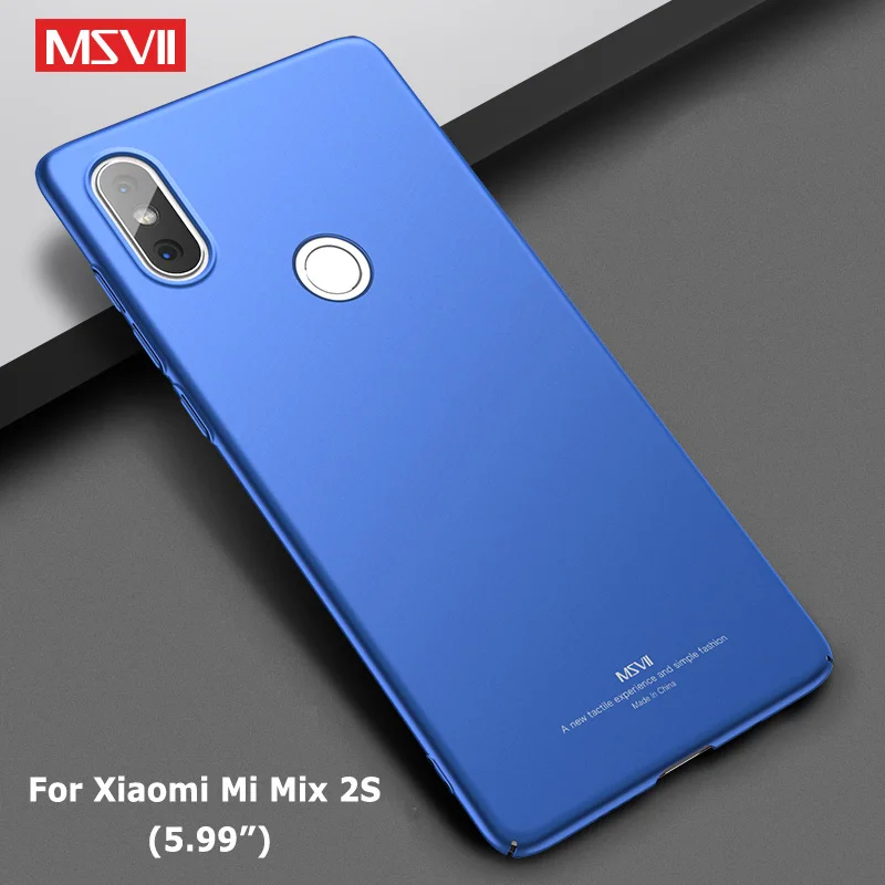 Xiaomi mi x 2 чехол Msvii Тонкий чехол Xiaomi mi x 2 S Чехол Xio mi x 2 S скраб PC чехол для Xiaomi mi x2S mi x2 чехол s