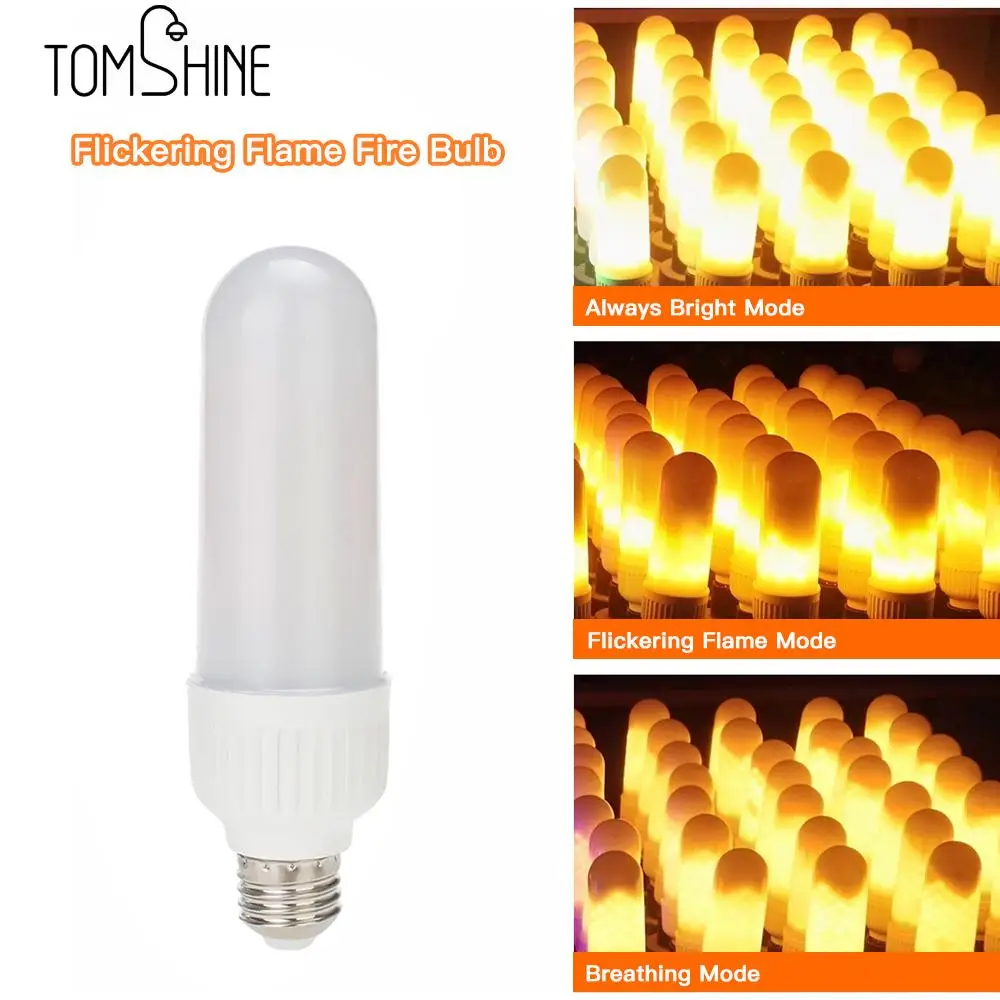 New Arrival Dynamic Flame Effect Lamp E26 E27 5W LED Flame