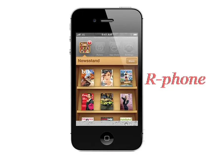 Полностью Apple iPhone 4S 512MB 64GB б/у мобильные телефоны 3," A5 двухъядерный 8MP wifi gps 3g WCDMA смартфон