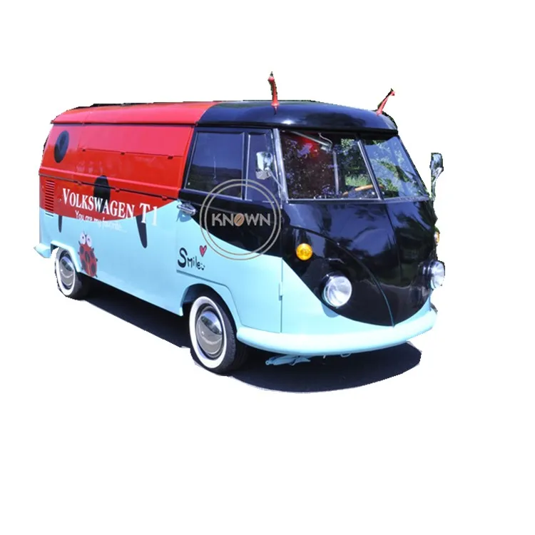 

Ladybug shape food trucks mobile food trailer fast food cart