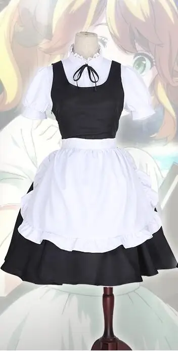 Restaurant to Another World Aletta Cosplay Costume Kuro Japan Maid Dress Uniform