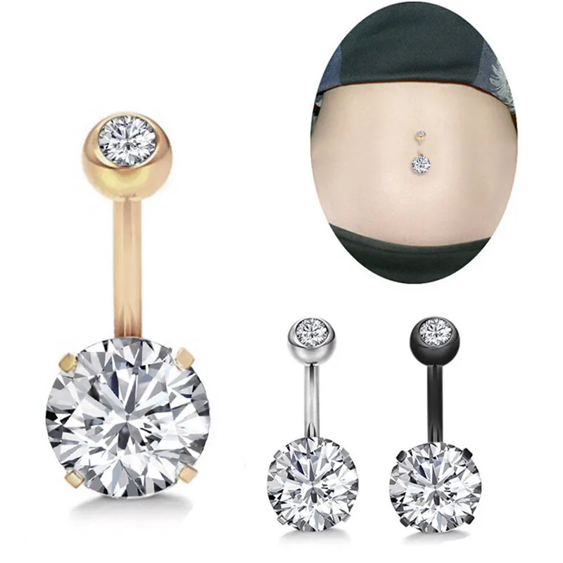 1pcs Jewellery Women Piercing Stainless Steel Navel Piercing Belly Button Rings Body Piercing Navel Sexy