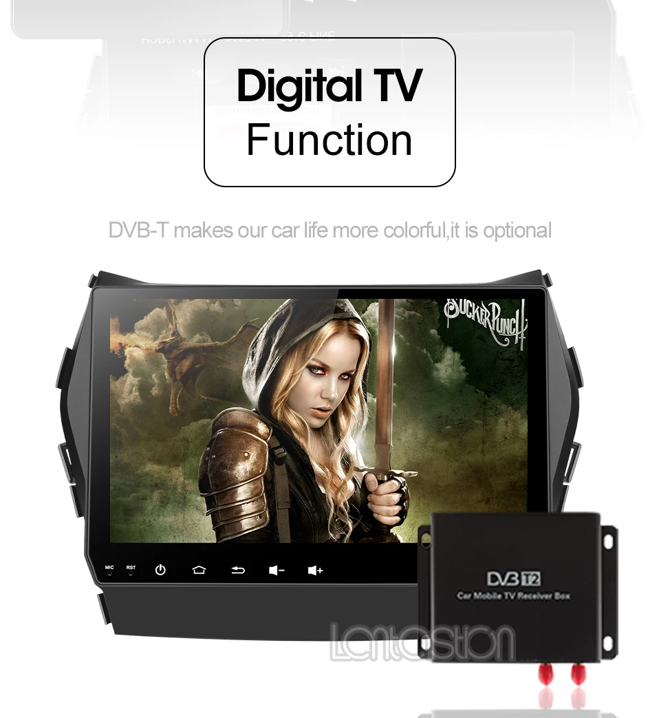 Best L14 Allwinnner T8 for Hyundai IX45 Santa fe 2013 2014 2015 2016 2017 18 car radio stereo navigation car multimedia player gps 10