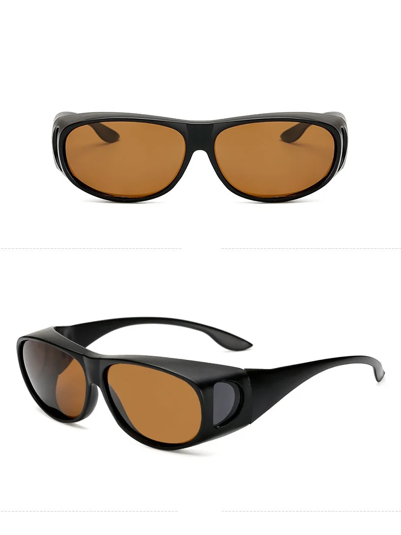 Cubojue, поляризационные солнцезащитные очки, для мужчин и женщин, для вождения, для ночного видения, подходят для очков, оправа, Полароид, антибликовые, защитные очки